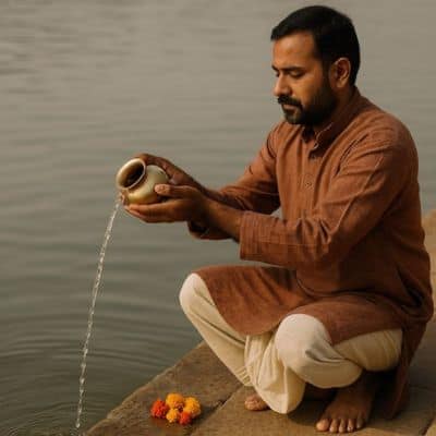 पितरों को जल देने की सरल विधि